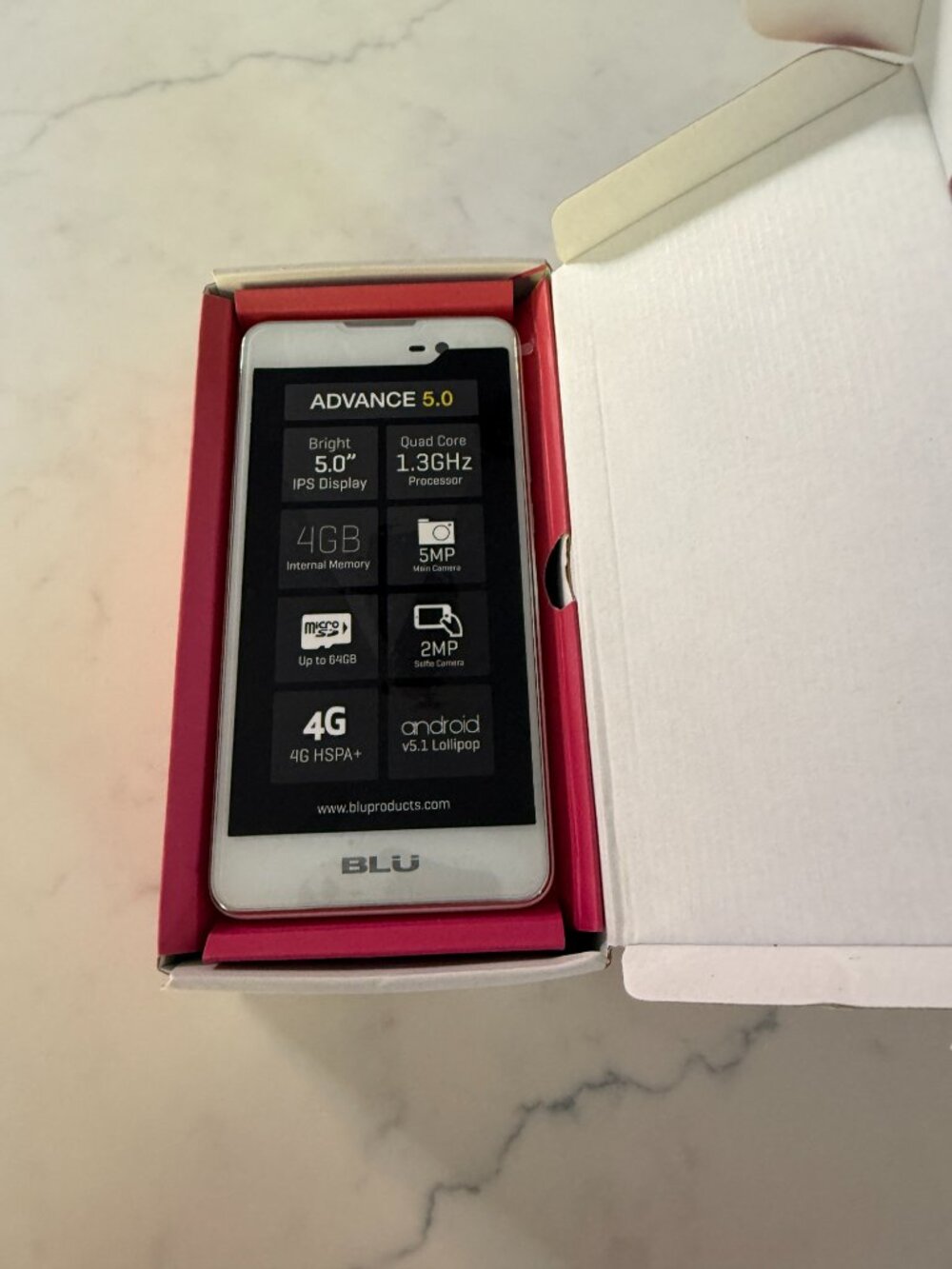 Android BLU 5.0 Cell Phone - Picture 7 of 7